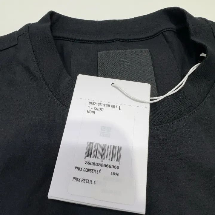 Givenchy Givenchy Givenchy SS21 Black Logo Short Sleeve TShirt -250 Size US L / EU 52-54 / 3 - 4 Thumbnail