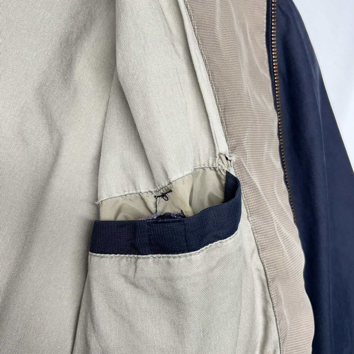 Timberland × Vintage Timberland Jacket Blue Chore Workwear Coat Zip Weathergear Size US S / EU 44-46 / 1 - 12 Thumbnail