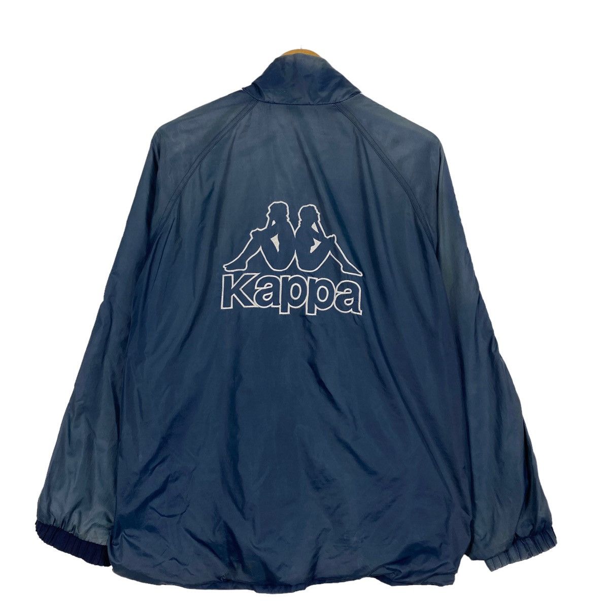 Japanese Brand Vintage 90s Kappa Big Logo Windbreaker Jacket Size US L / EU 52-54 / 3 - 12 Thumbnail