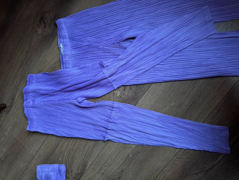 Issey Miyake issey miyake size:3 Purple pleated pants Size 42" / US 20 - 4 Thumbnail