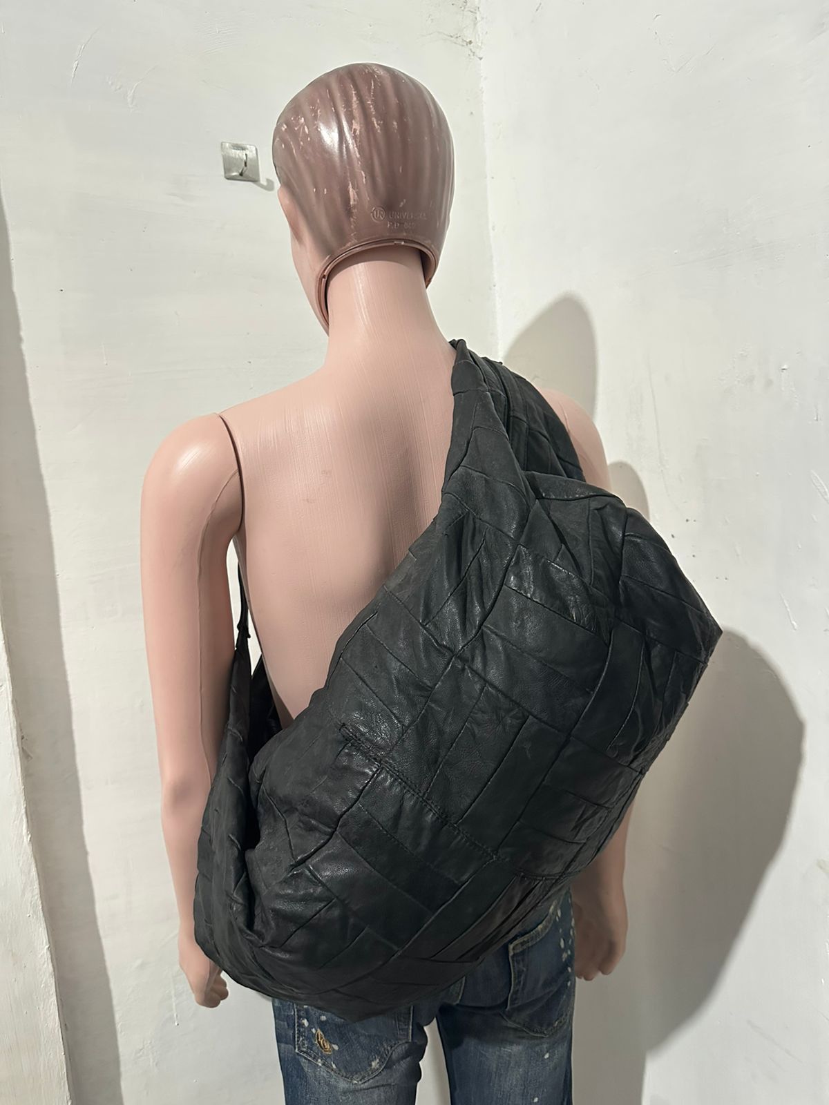 Leather 🔥Unknown Leather 2 Way Bag Nice Design Patches Size ONE SIZE - 5 Thumbnail
