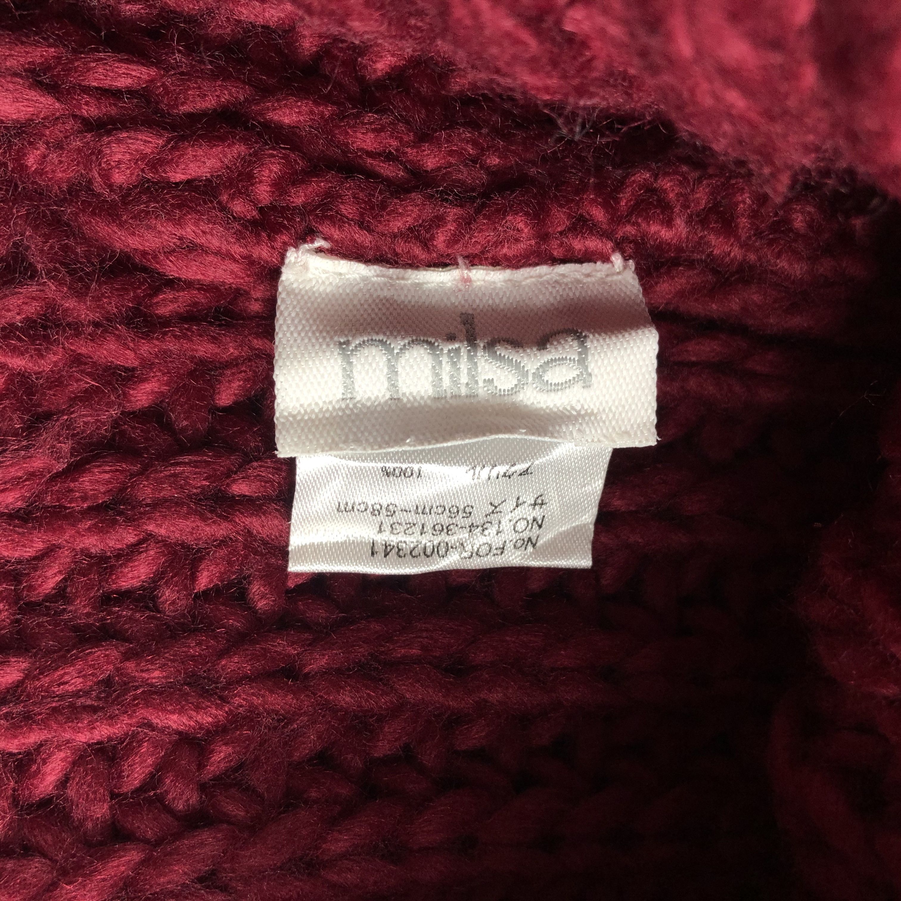 Vintage Milsa Aran Isle Bobble Beanie Snow Hat Snow Cap -D129 Size ONE SIZE - 5 Thumbnail