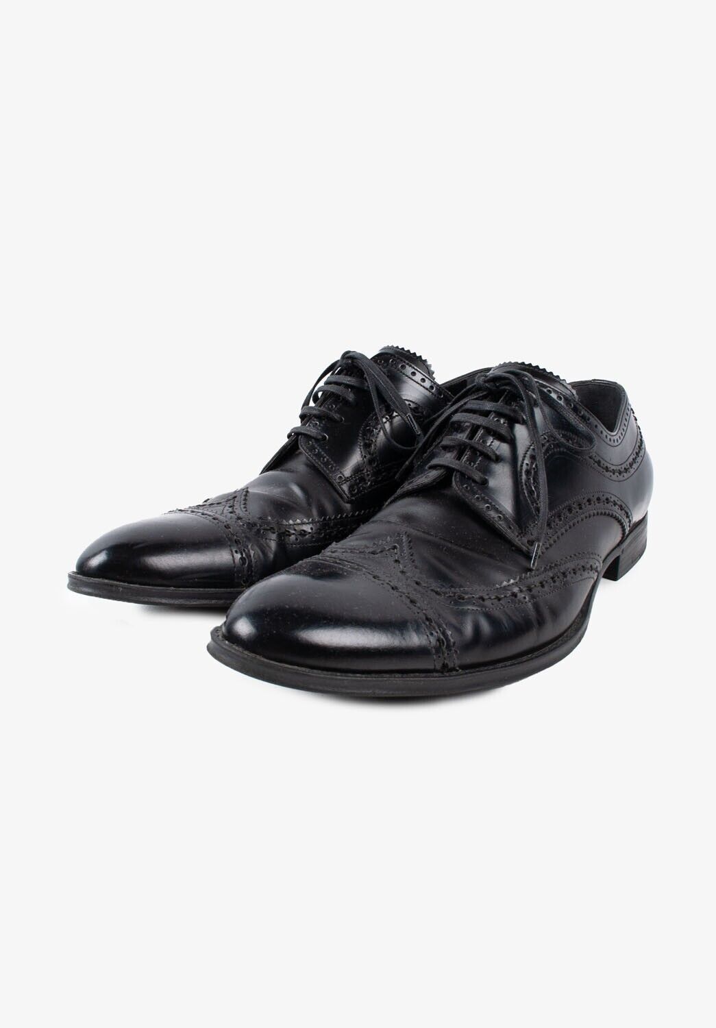 Dolce & Gabbana Original Dolce & Gabbana Men Leather Formal Shoes H5028 Size US 8 / EU 41 - 1 Thumbnail