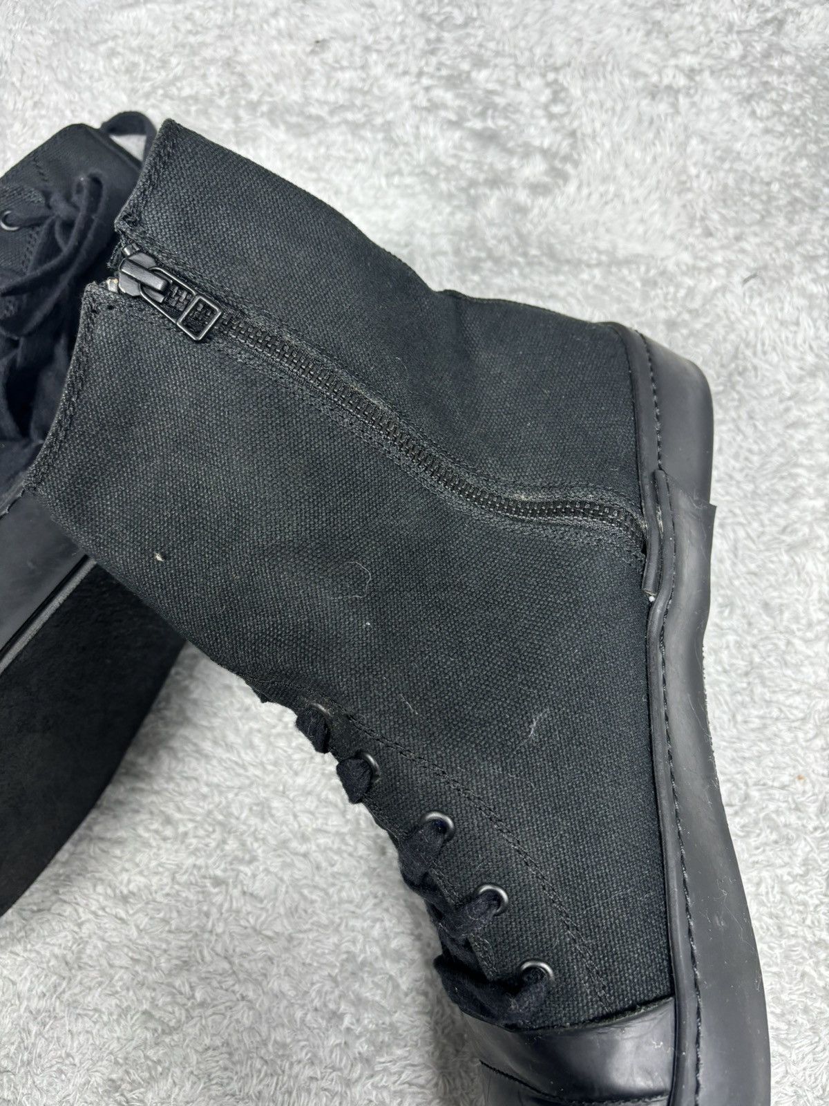 Yohji Yamamoto Yohji Yamamoto Pour Homme Highcut Sneakers Size US 8.5 / EU 41-42 - 10 Thumbnail