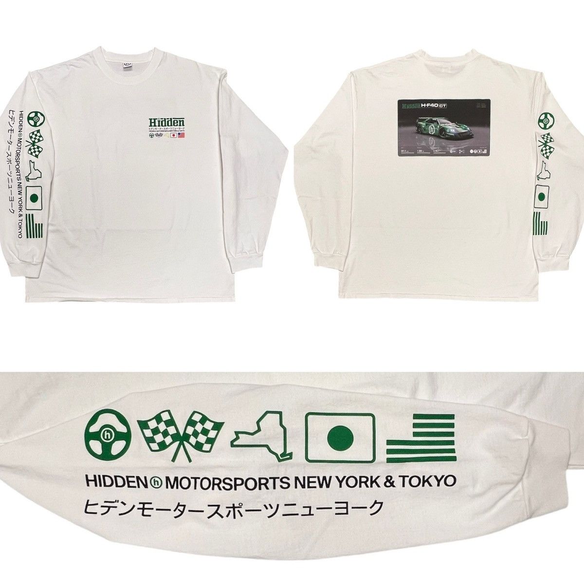 HIDDEN NEW YORK LS T-SHIRT ネイビー L ロンT Hidden NY - Exclusive Collection – SoleSavy