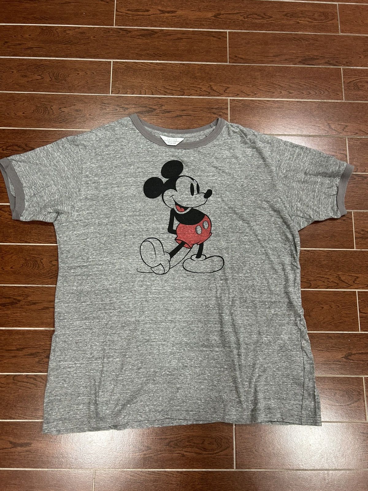 Disney Unused X Mickey Disney Faded vintage ringer t shirt Size US M / EU 48-50 / 2 - 1 Thumbnail
