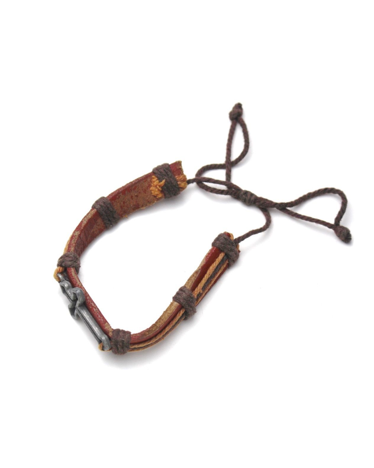 Vintage 2000S JAPANESE HANCRAFTED MULTI LAYER CROSS BRACELET Size ONE SIZE - 4 Thumbnail