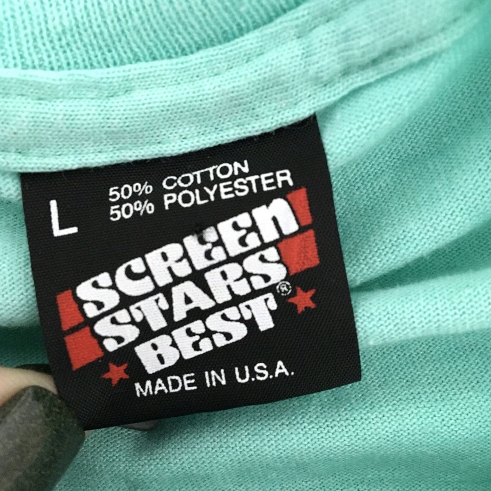 Vintage VTG 90s USA Cruzin' Arkansas Classic Truck Car Vacation T-Shirt Screen Stars Men L Green Graphic Tee Crew Neck Short Sleeve Vintage Modern Fit Shirt Size US L / EU 52-54 / 3 - 8 Thumbnail