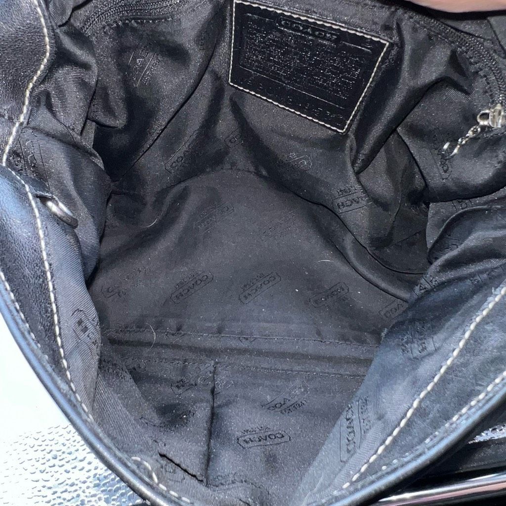 Coach Coach Vintage Hamptons Black Leather Bag Size ONE SIZE - 8 Thumbnail
