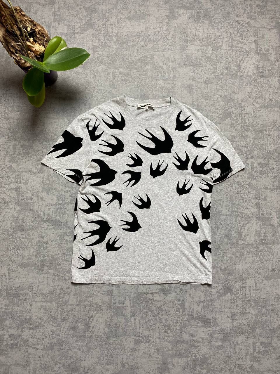 Alexander McQueen McQ Swallow print T-shirt Size US S / EU 44-46 / 1 - 1 Thumbnail