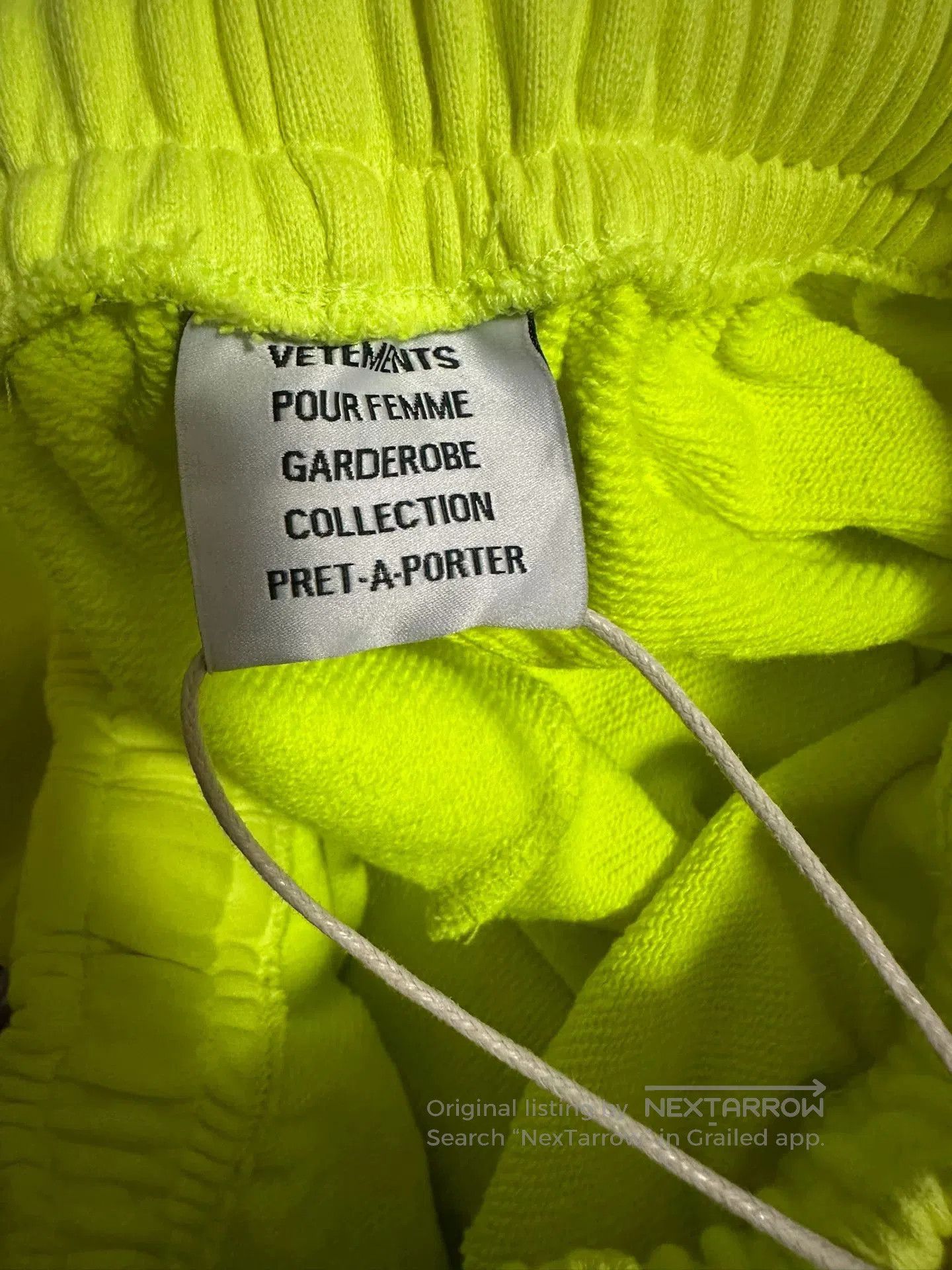 Vetements neon green baggy sports pants. Size US 30 / EU 46 - 3 Thumbnail
