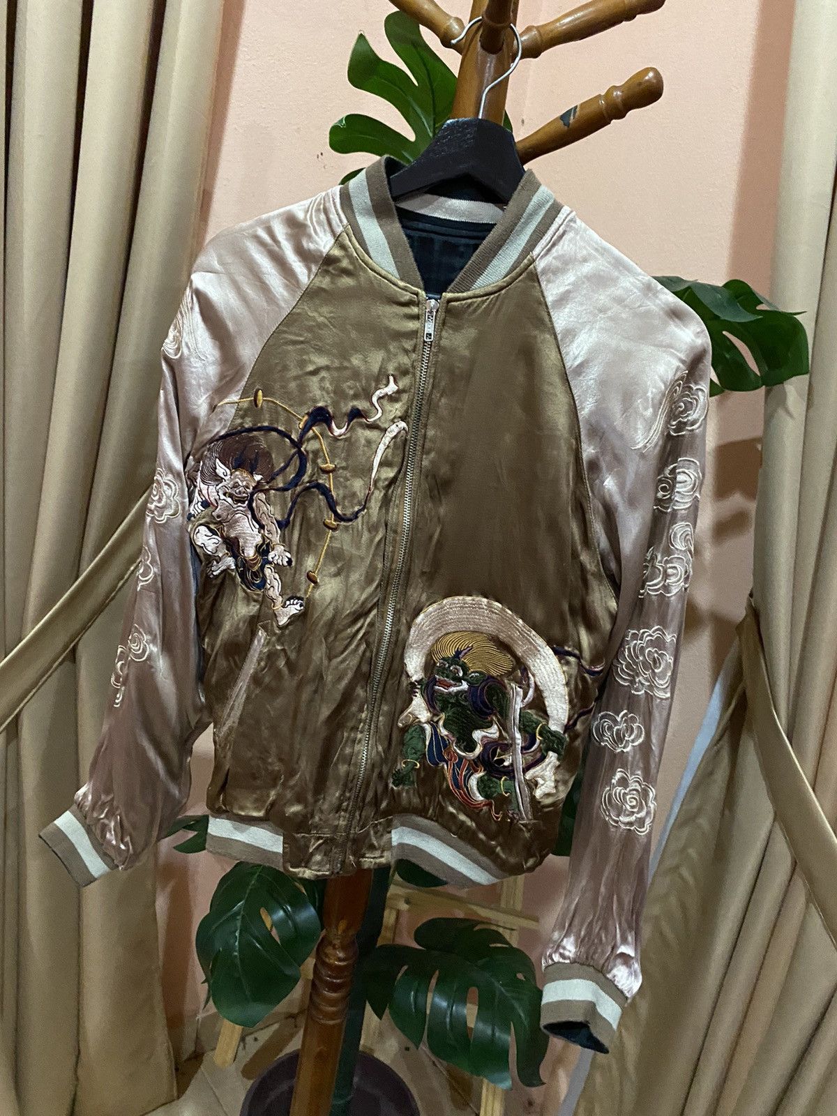 Other SUKAJAN BACK STREET CRAWLER SOUVENIR REVERSIBLE RAYON JACKET Size US S / EU 44-46 / 1 - 9 Thumbnail