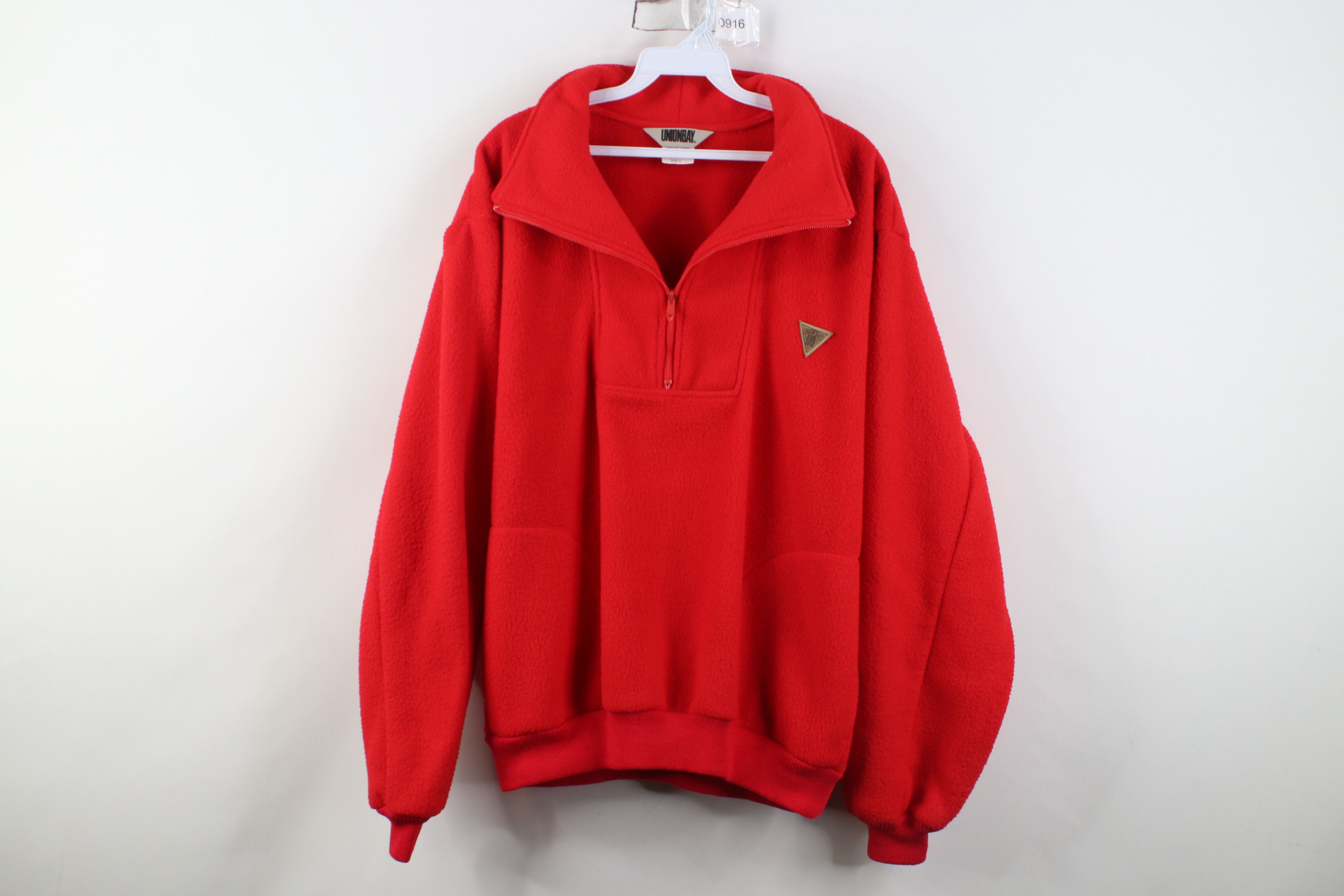 UNIONBAY Vintage 90s Unionbay Surfing Half Zip Pullover Sweater Red Size US XL / EU 56 / 4 - 1 Thumbnail