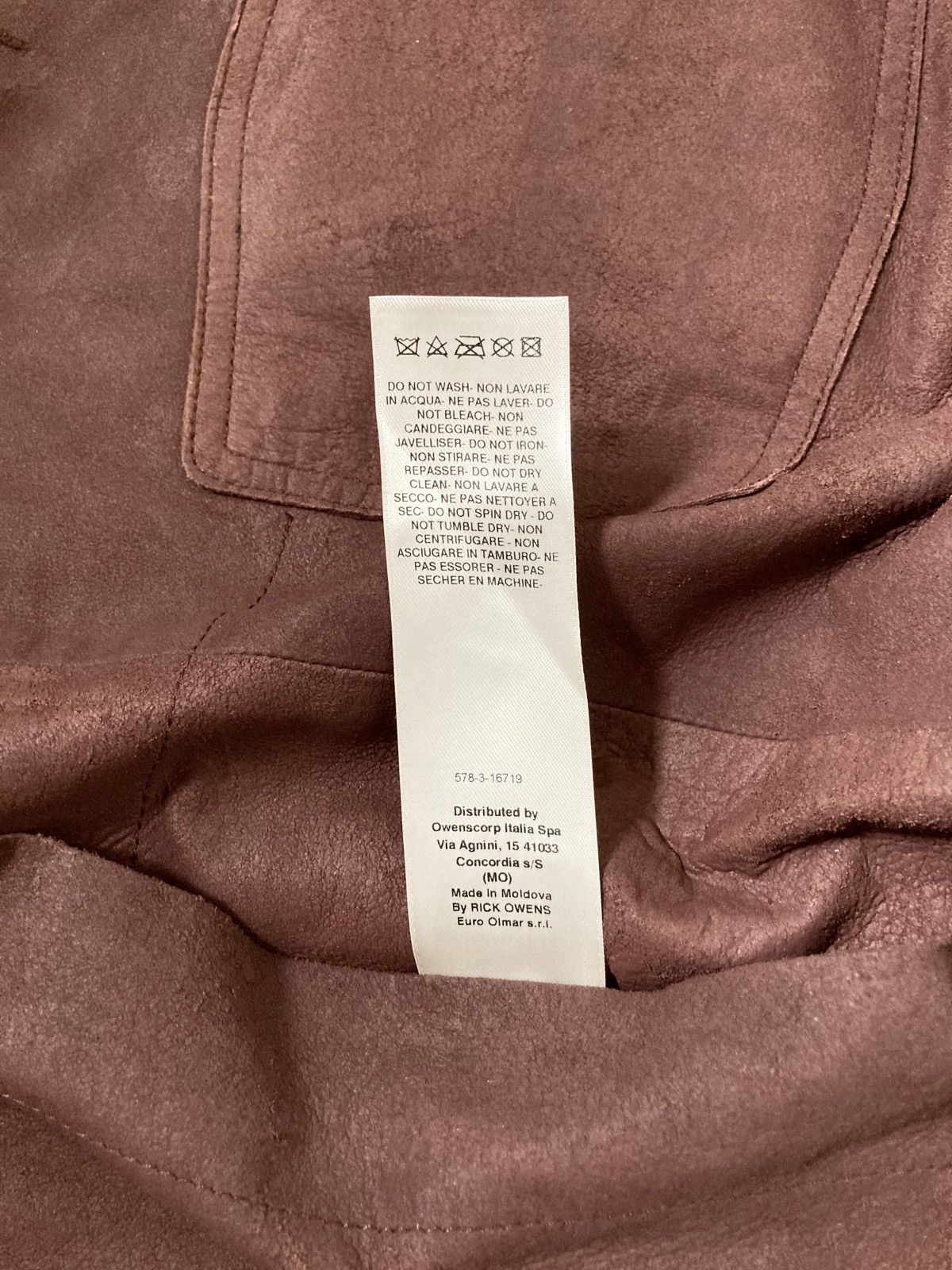 Rick Owens SS 21 "PHLEGETHON" Runway Blistered Lamb Leather Lido Jacket Size US M / EU 48-50 / 2 - 21 Thumbnail