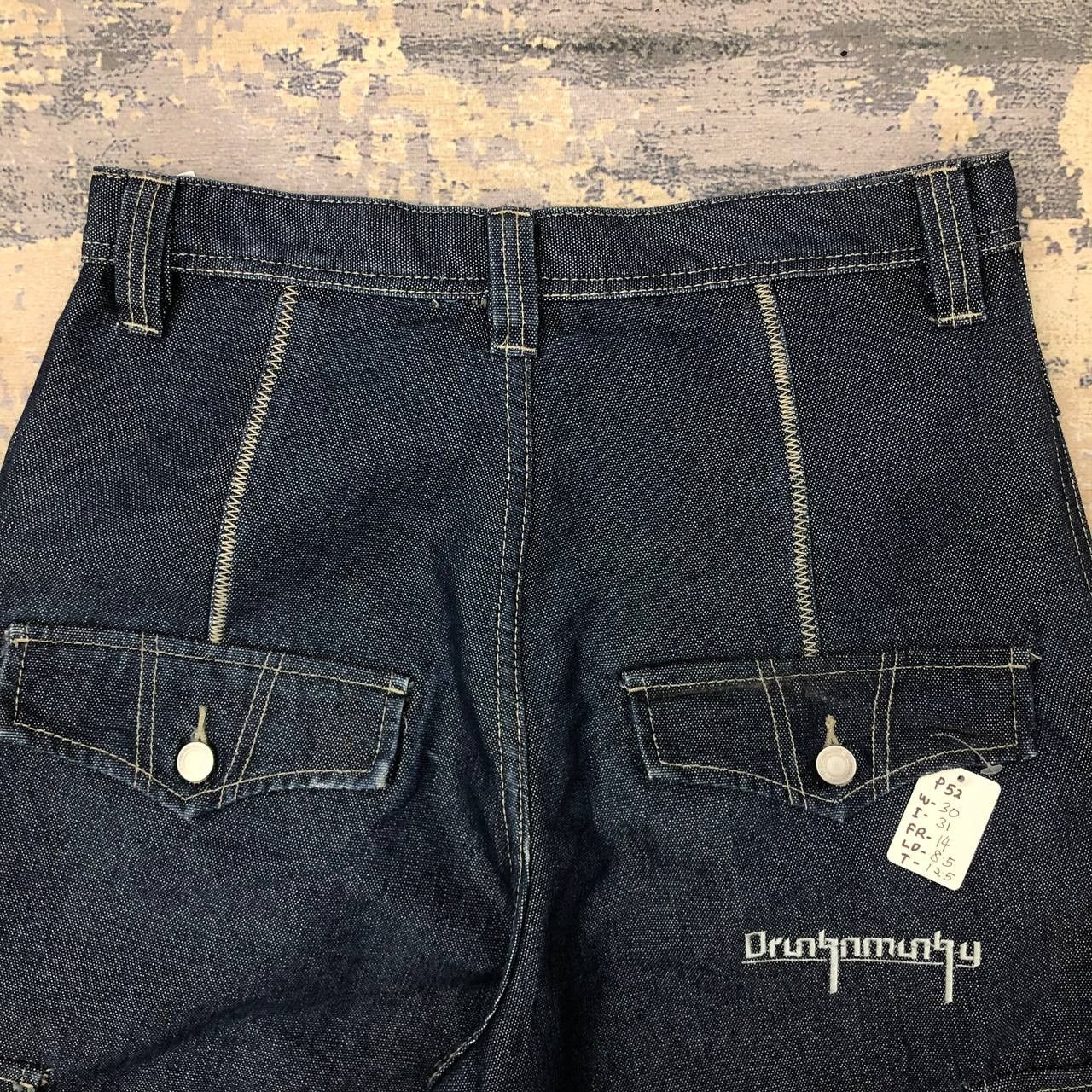 DrunknMunky P52 DRUNKN MUNKY SKATEBOARD CARGO JEANS Size US 30 / EU 46 - 4 Thumbnail