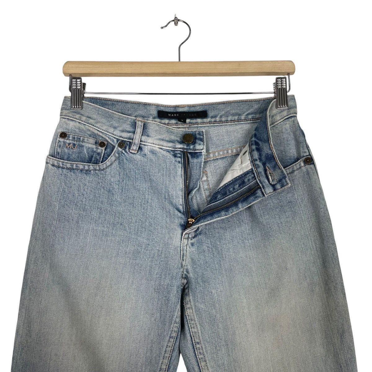 Jean × Marc Jacobs 💥MARC JACOB FLARE WASHED BLUE JEAN Size 29" - 13 Thumbnail