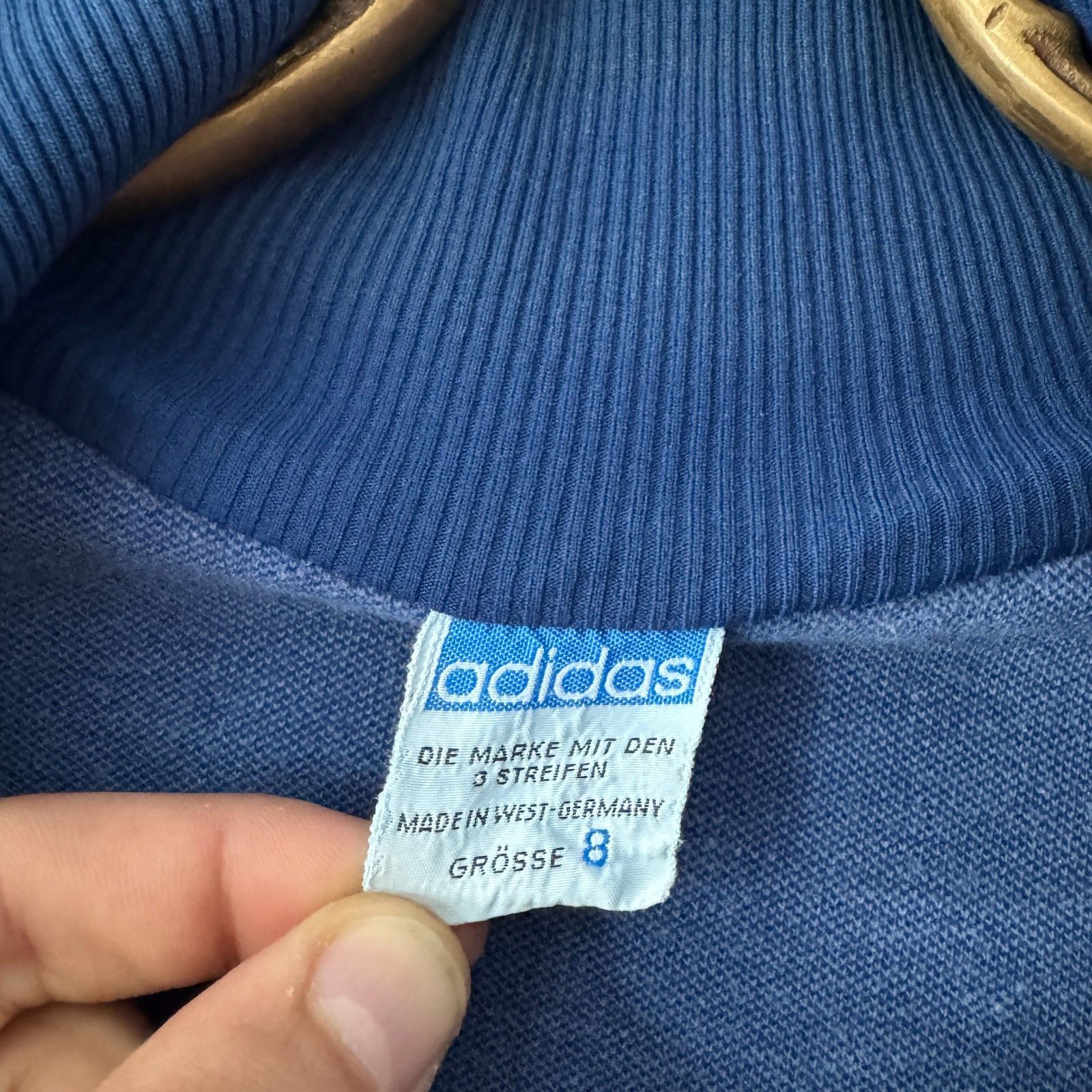 Adidas 70s Adidas Vintage Track Zip Jacket West Germany Y2K Size US L / EU 52-54 / 3 - 13 Thumbnail