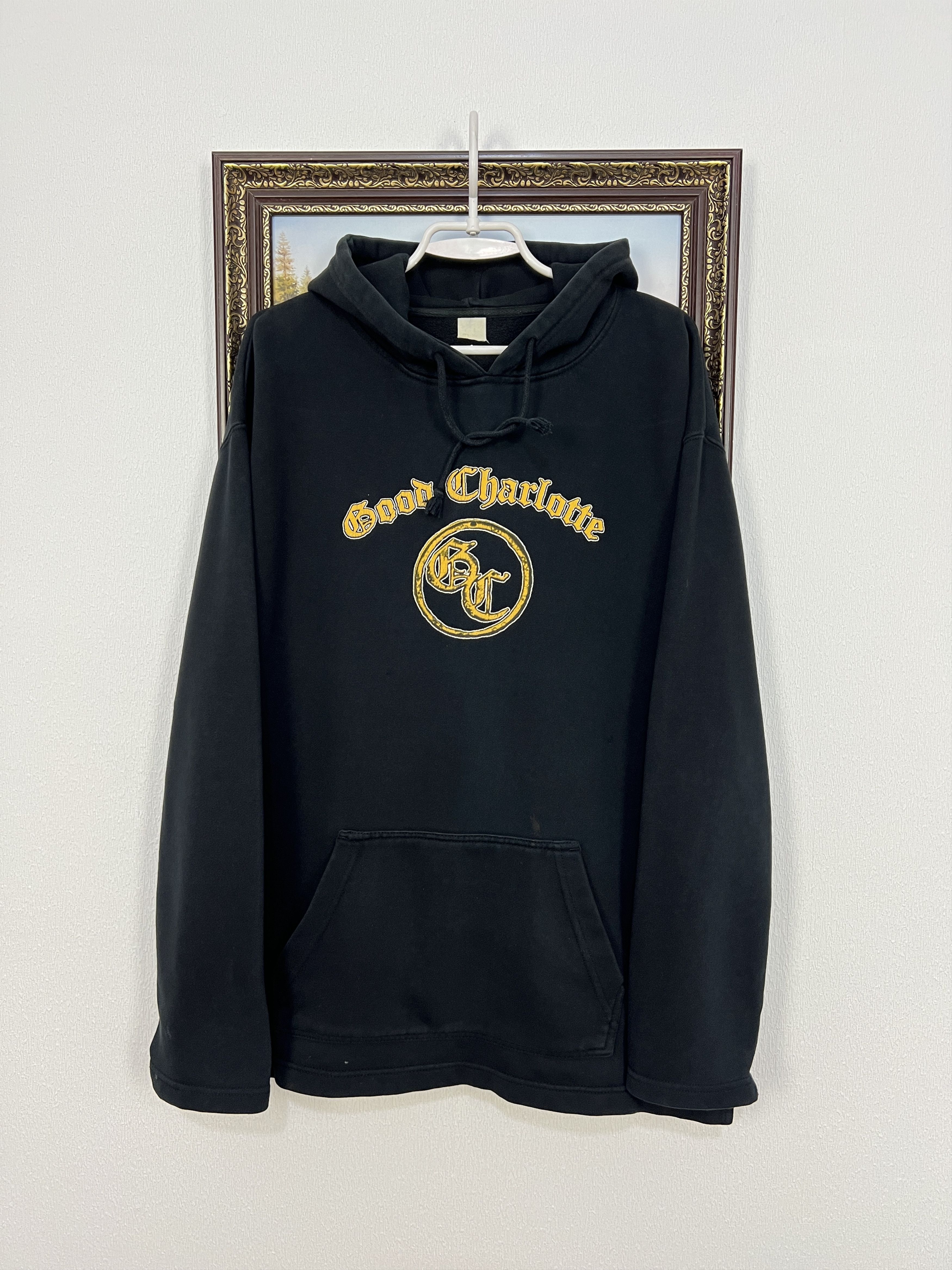 Vintage Good Charlotte Band Tour Hoodie Black Mens Jacket