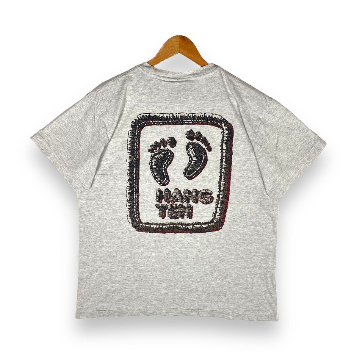 Hang Ten × Vintage VINTAGE 90's HANG TEN BIG LOGO GRAPHIC SURF TEE Size US L / EU 52-54 / 3 - 1 Thumbnail