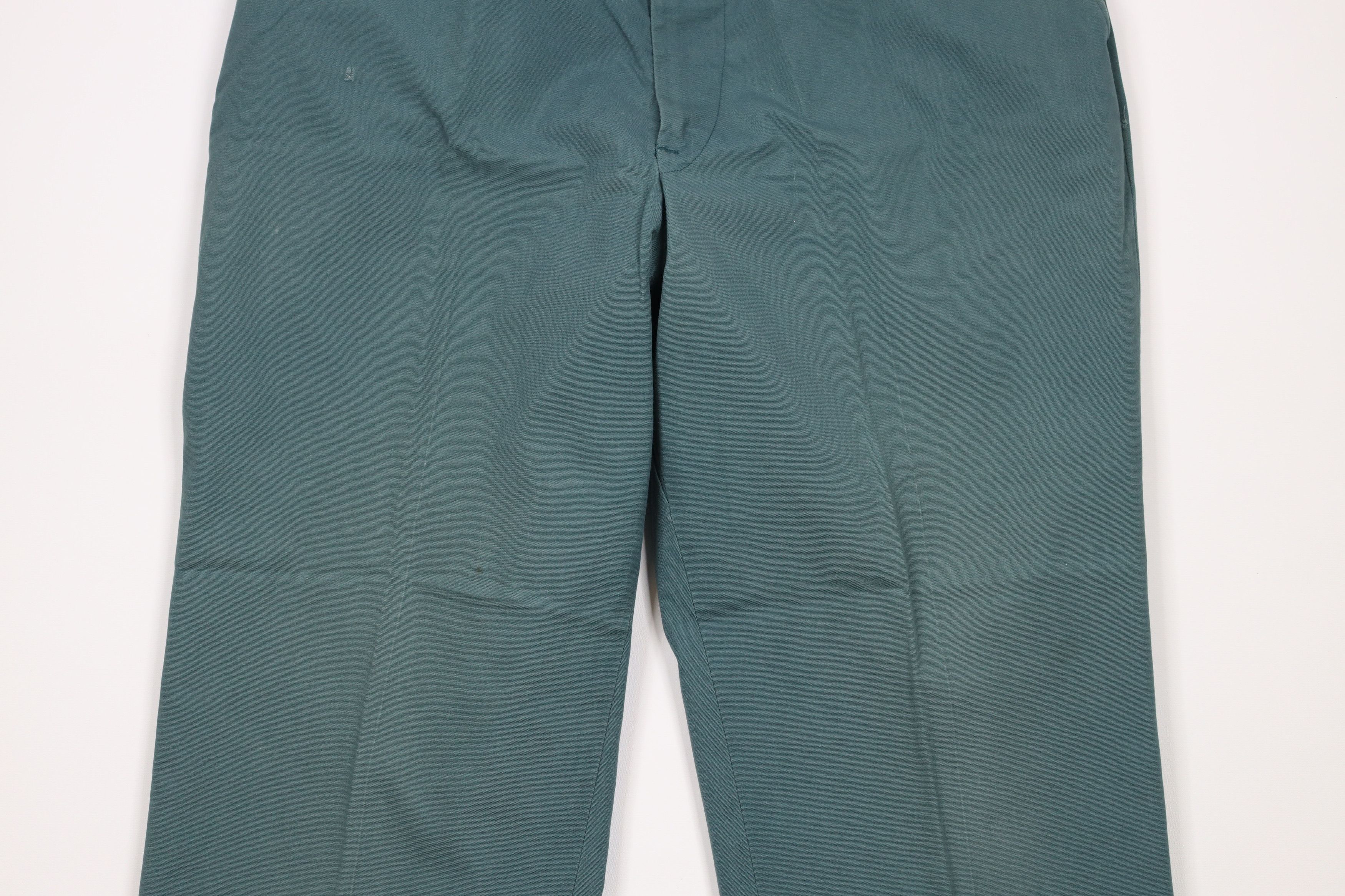 Vintage 70s Big Mac Mechanic Work Wide Leg Pants Green USA