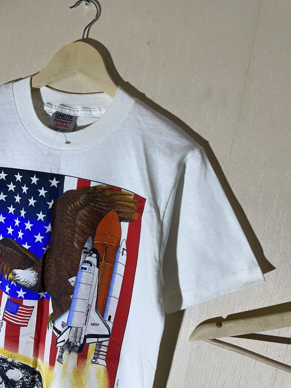 NASA × Vintage NASA 1990 Kennedy Space Center vintage T shirt Size US M / EU 48-50 / 2 - 2 Thumbnail
