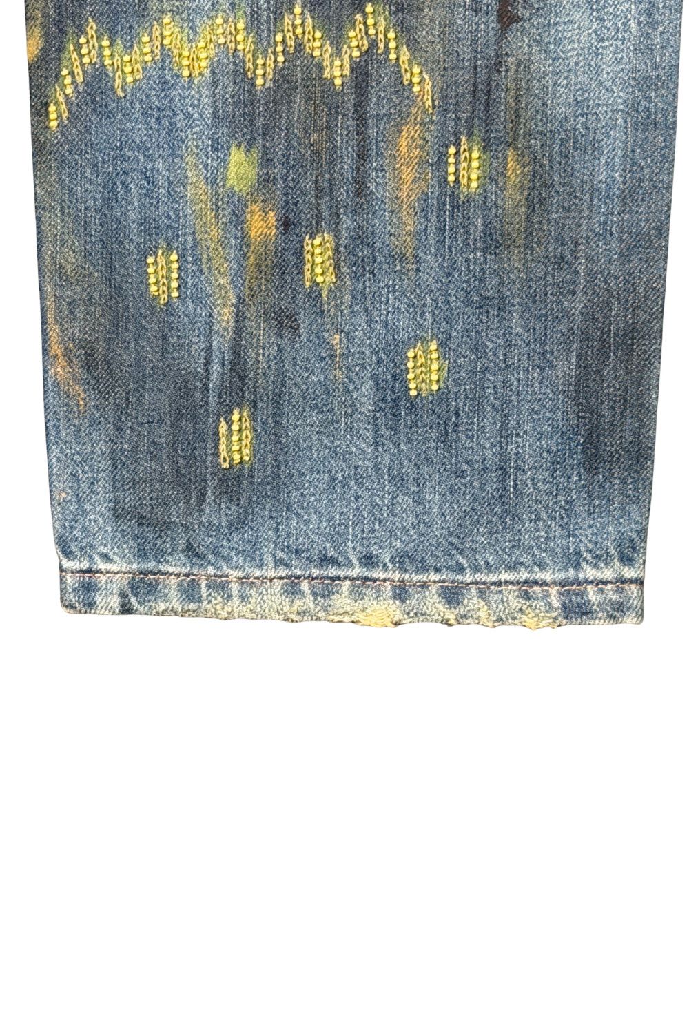 Ralph Lauren Purple Label Ralph Lauren Purple Label Hand-Beaded Artisanal Denim Size 28" / US 6 / IT 42 - 8 Thumbnail
