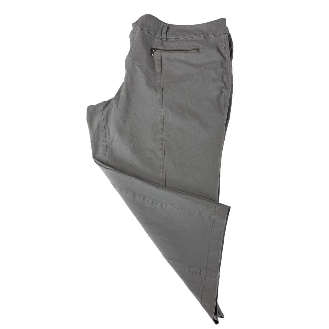 Vintage INC International Concepts Pants Women 24W Gray Capri 21" Inseam Size 42" / US 20 - 2 Thumbnail