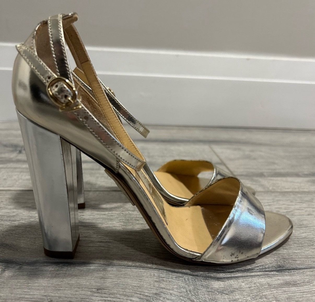 ANTEPRIMA New Anteprima Silver High Heels Size US 8 / IT 38 - 2 Thumbnail