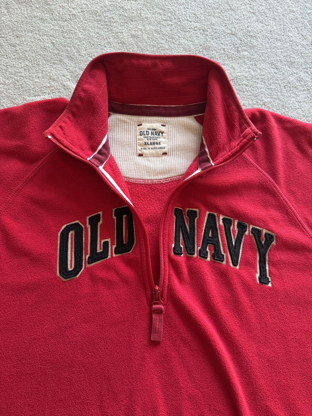 Old Navy Old Navy Vintage Quarterzip Y2K Size US XL / EU 56 / 4 - 3 Thumbnail