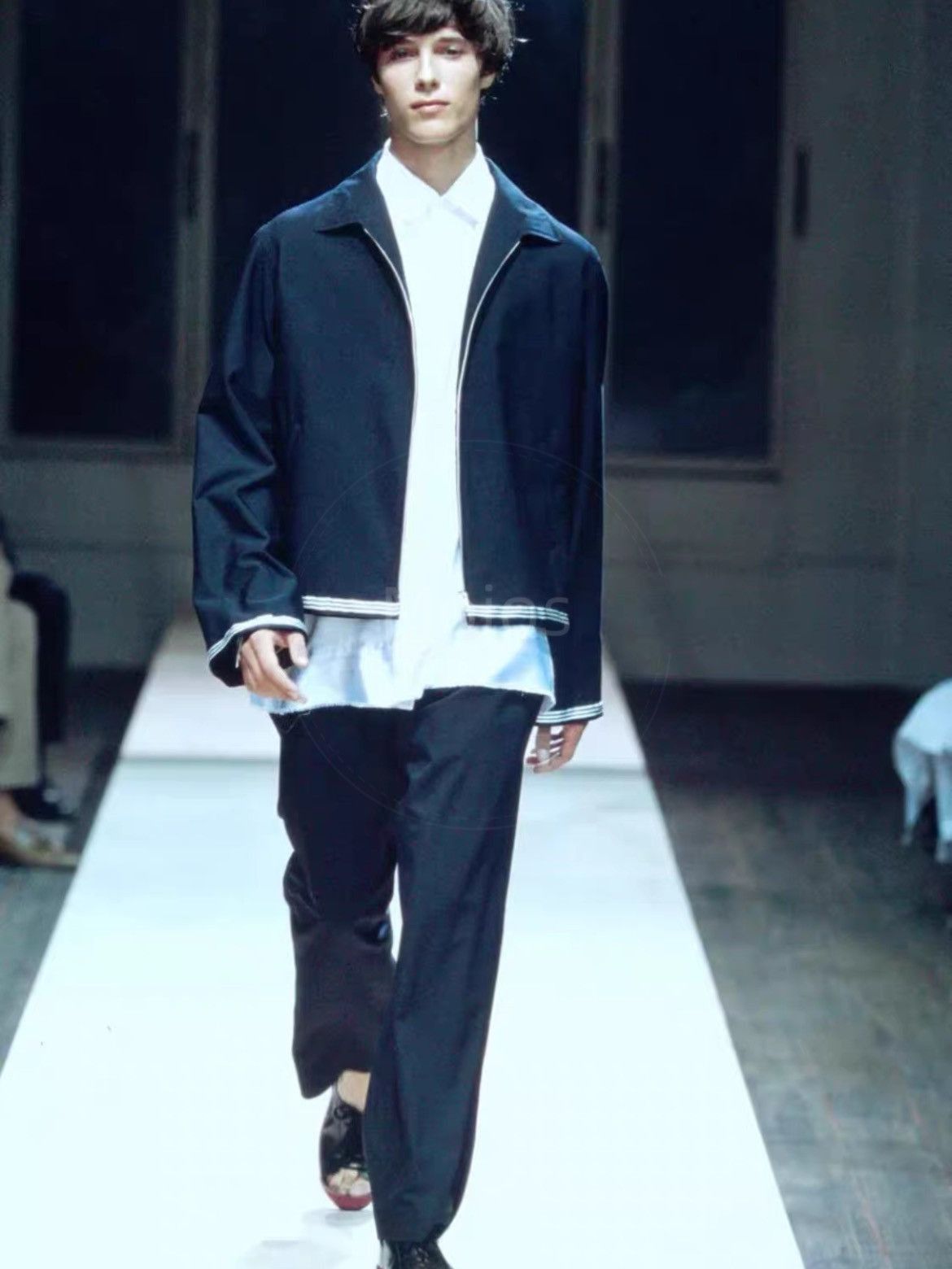 Yohji Yamamoto Sz 3 Yohji Yamamoto Pour Homme 02SS Side Stripes Trousers-2 Size US 32 / EU 48 - 7 Thumbnail