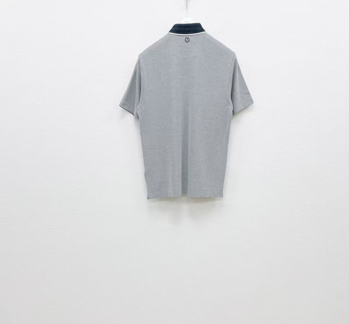Z Zegna ZEGNA 100% Cotton Short Sleeve Polo Shirt J30 Size US S / EU 44-46 / 1 - 4 Thumbnail