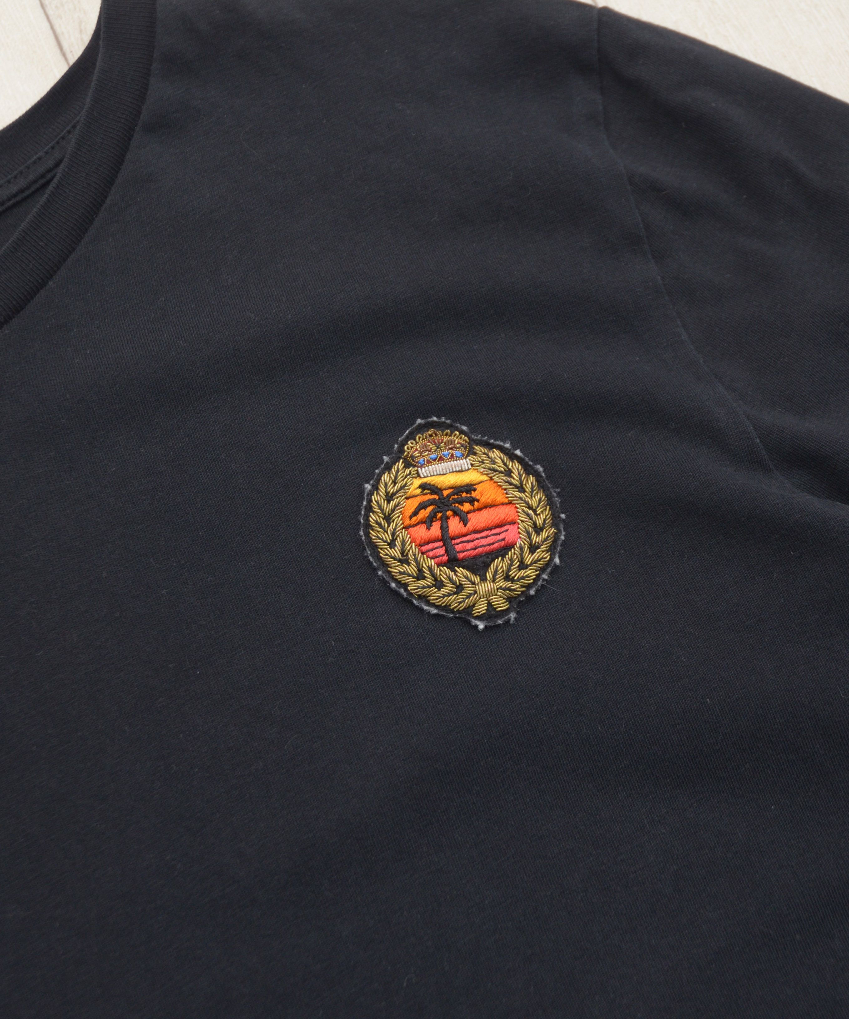 Sandro SANDRO T-Shirt With Patch On The Chest Palm Hawaii Size US M / EU 48-50 / 2 - 5 Thumbnail