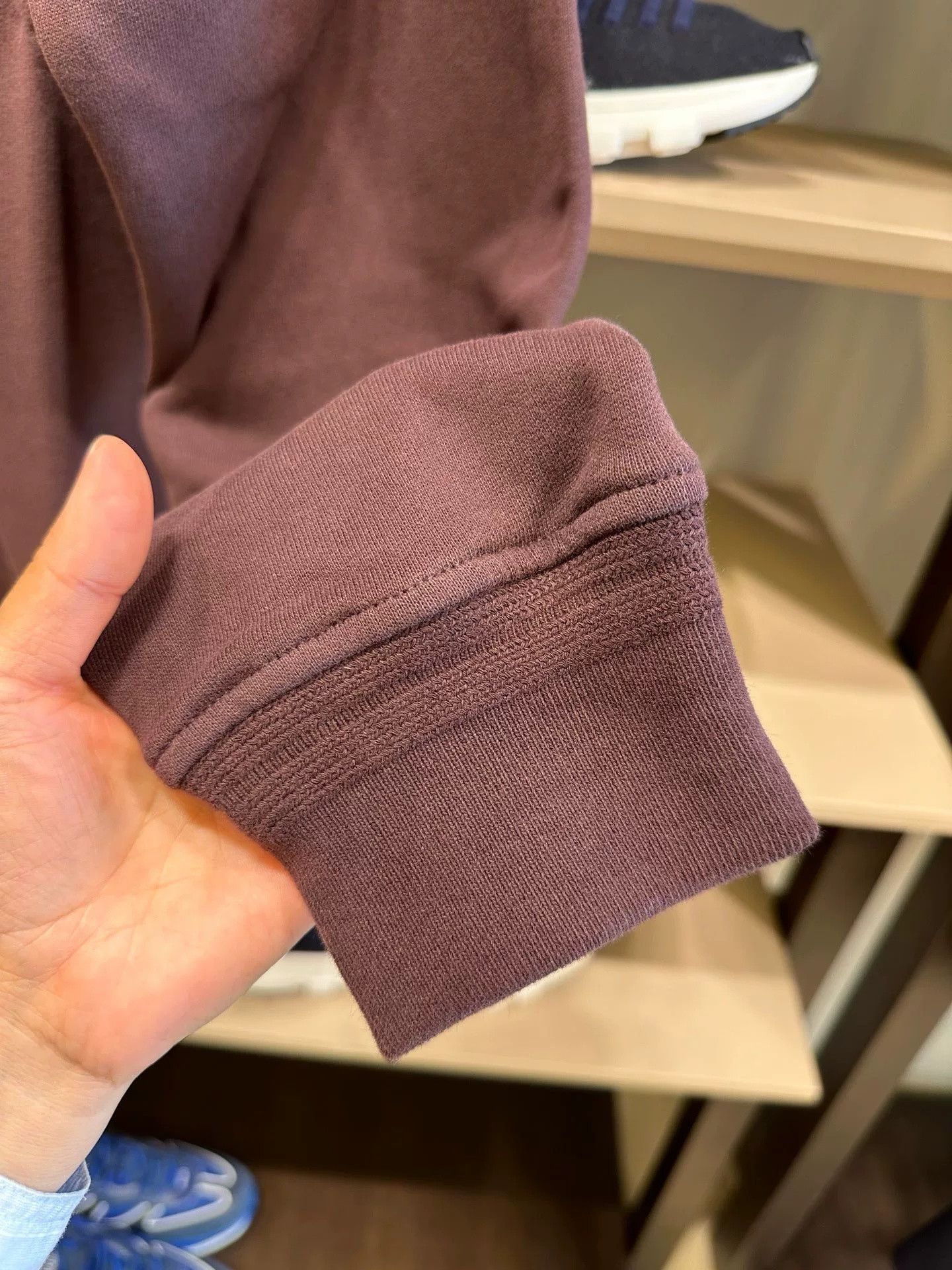 Ermenegildo Zegna Zegna Men's Relaxed Purple Sweatshirt Size US S / EU 44-46 / 1 - 4 Thumbnail