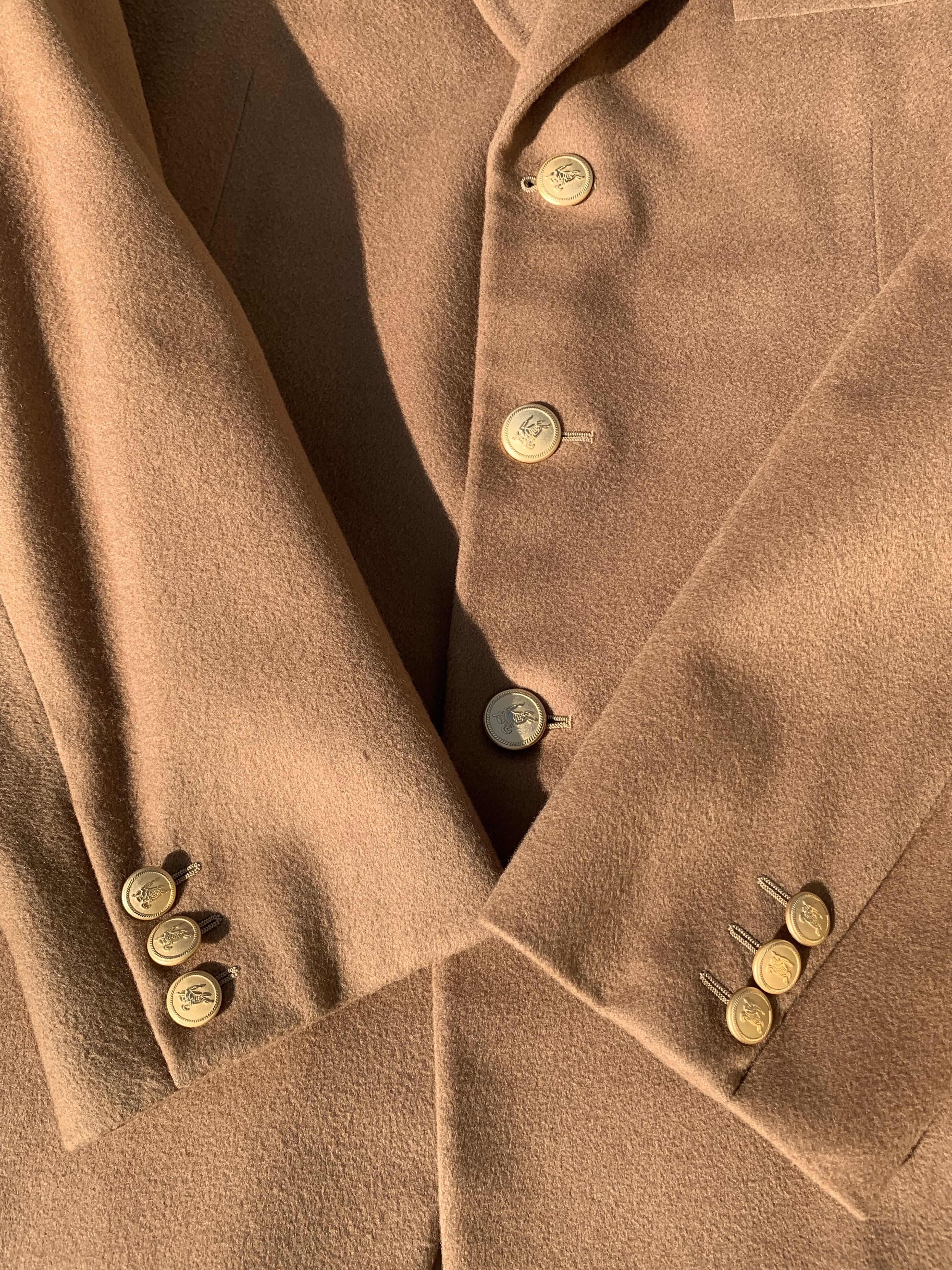 Burberry Vintage Burberry Blazer – 100% Virgin Wool – Camel – IT52 Size 52R - 10 Thumbnail