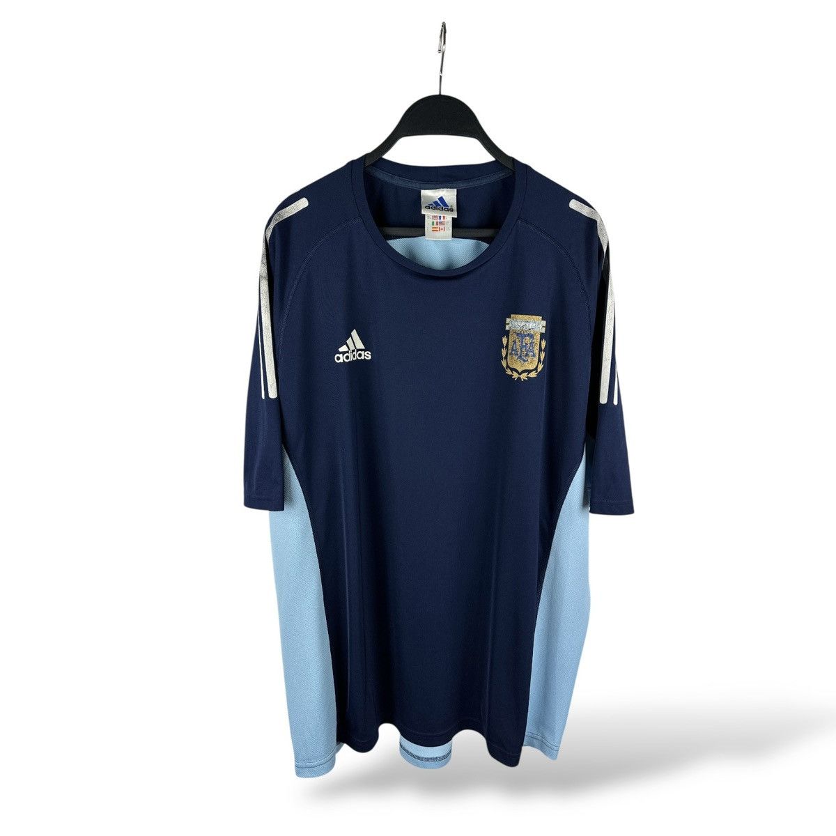 Adidas Argentina 2002/03 Away Football Soccer Jersey Shirt Adidas Size US XL / EU 56 / 4 - 1 Thumbnail