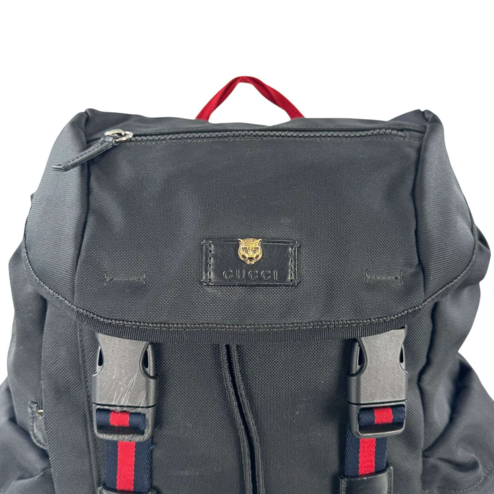 Gucci Gucci Large Canvas Backpack Size ONE SIZE - 9 Thumbnail