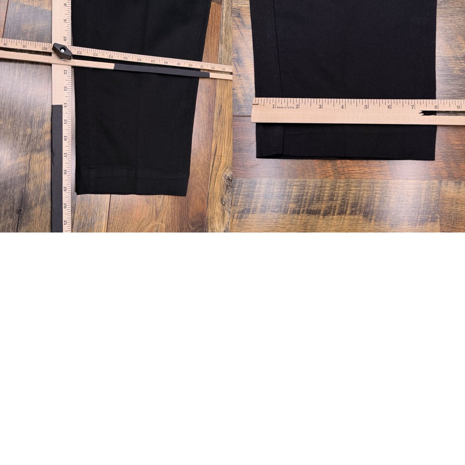 Lee VINTAGE Lee Capri Pants Womens 6M Black High Rise Stretch Khakis New Size 28" / US 6 / IT 42 - 9 Thumbnail