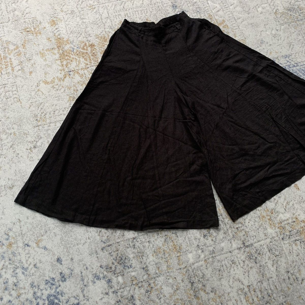 Japanese Brand × Vintage Rare Japanese Niko And... Yohji Style Hakama Linen Pants Size US 32 / EU 48 - 3 Thumbnail