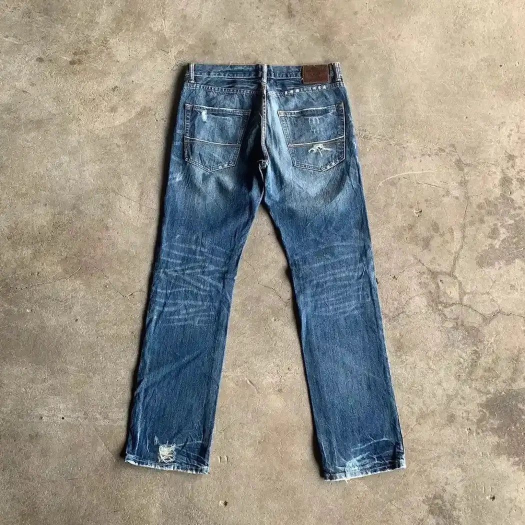 Abercrombie & Fitch 💥 STEALS💥RIPPED JEANS ABERCROMBIE&FITCH DENIM RUGGED PANTS Size US 33 - 12 Thumbnail
