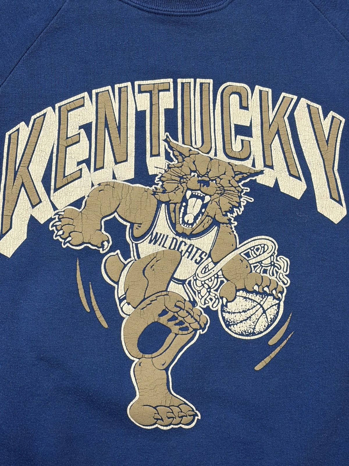 Swingster Vintage Kentucky Wildcat sweatshirt Basketball Swingster 90s Size US XL / EU 56 / 4 - 2 Thumbnail