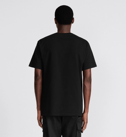 Dior o1w1db10525 483J63 Relaxed-Fit Bobby T-Shirt in Black Size US L / EU 52-54 / 3 - 6 Thumbnail