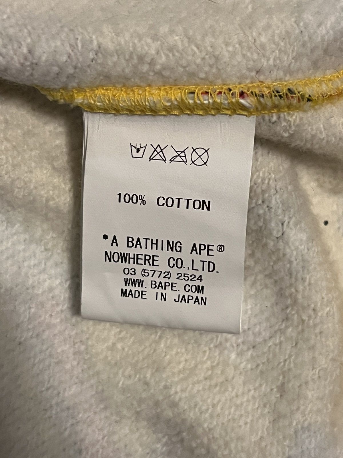 Bape Vintage Bape Baby Milo Yellow Monogram Hoodie Size US M / EU 48-50 / 2 - 7 Thumbnail