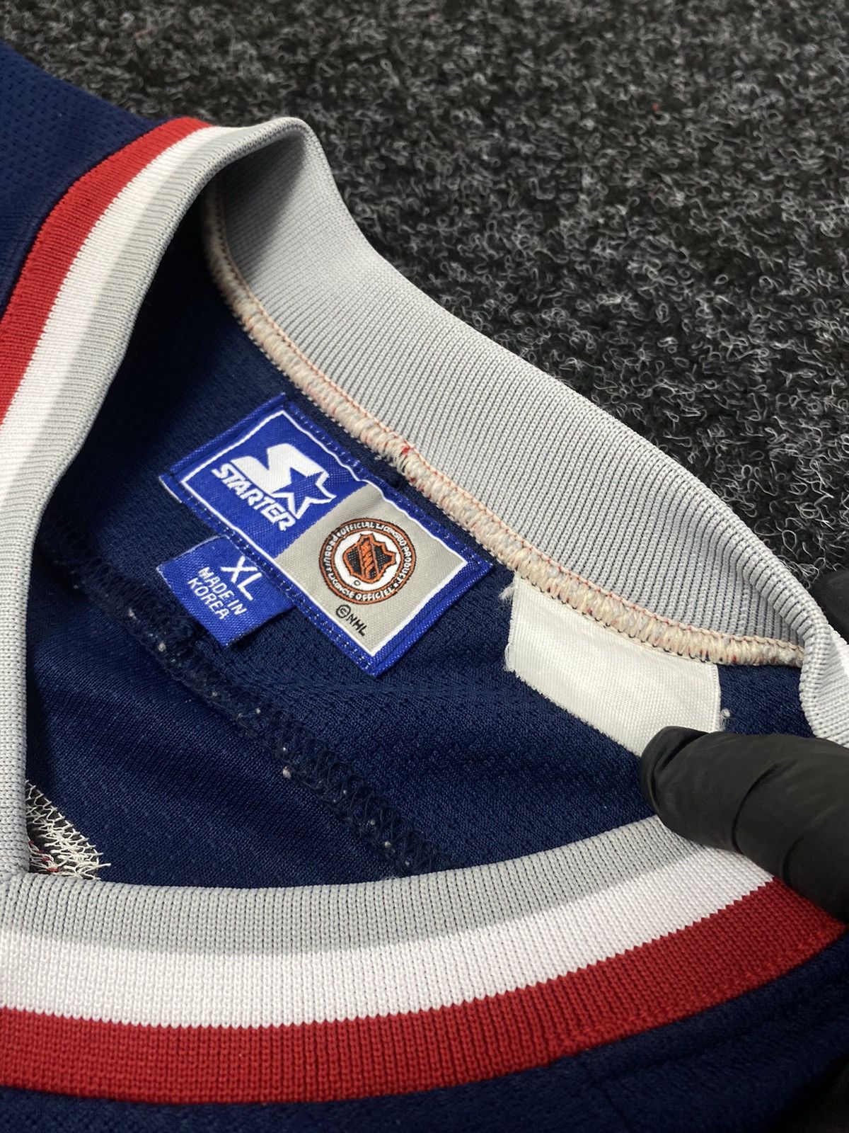 NHL × Vintage WAYNE GRETZKY 90s NEW YORK RANGERS STARTER JERSEY Size US XL / EU 56 / 4 - 13 Thumbnail