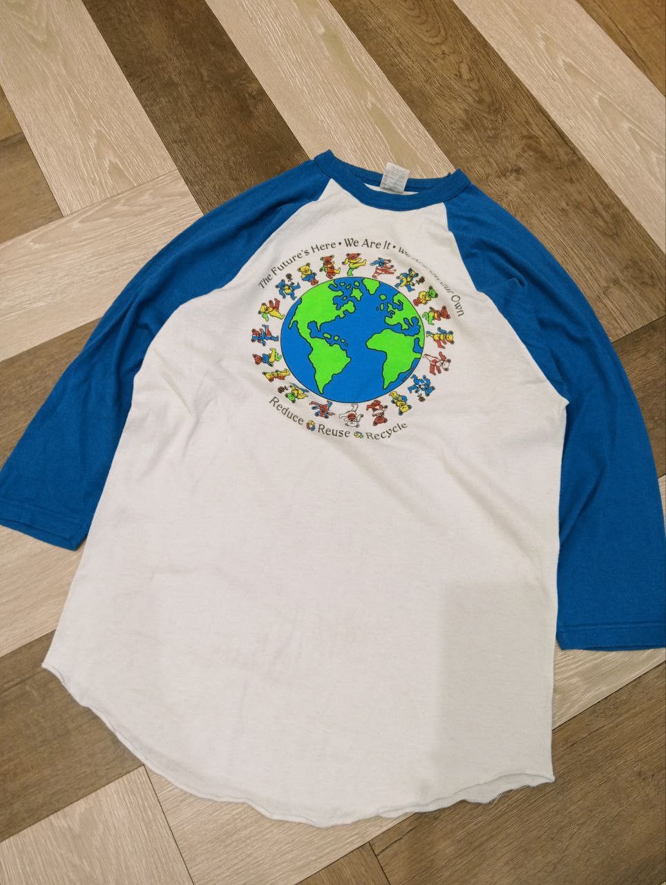 Band Tees VINTAGE GRATEFUL DEAD RAGLAN TSHIRT Size US M / EU 48-50 / 2 - 3 Thumbnail