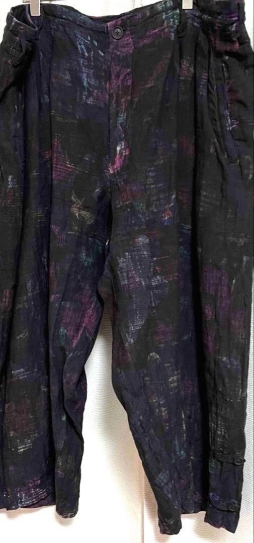 Yohji Yamamoto Yohji Yamamoto Pour Homme / 22SS Flower Pattern Linen Pants Size US 44 / EU 60 - 1 Thumbnail