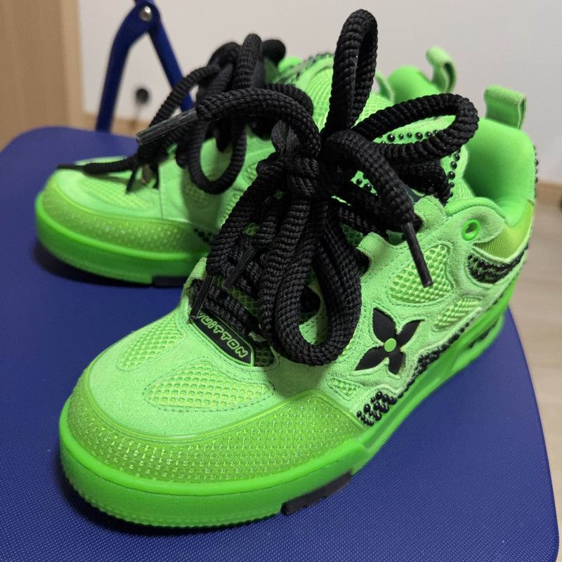 Men Sneaker Lime Green Louis Vuitton Sneakers Louis Vuitton LV