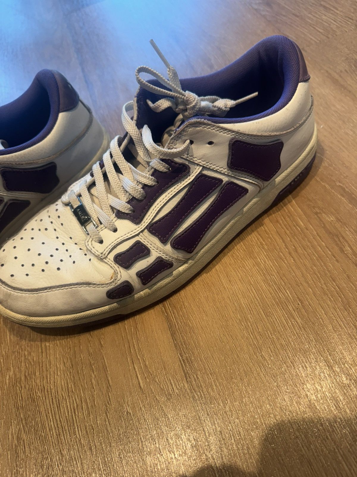 Amiri Amiri Skeleton Purple Sneakers Size US 10 / EU 43 - 2 Thumbnail