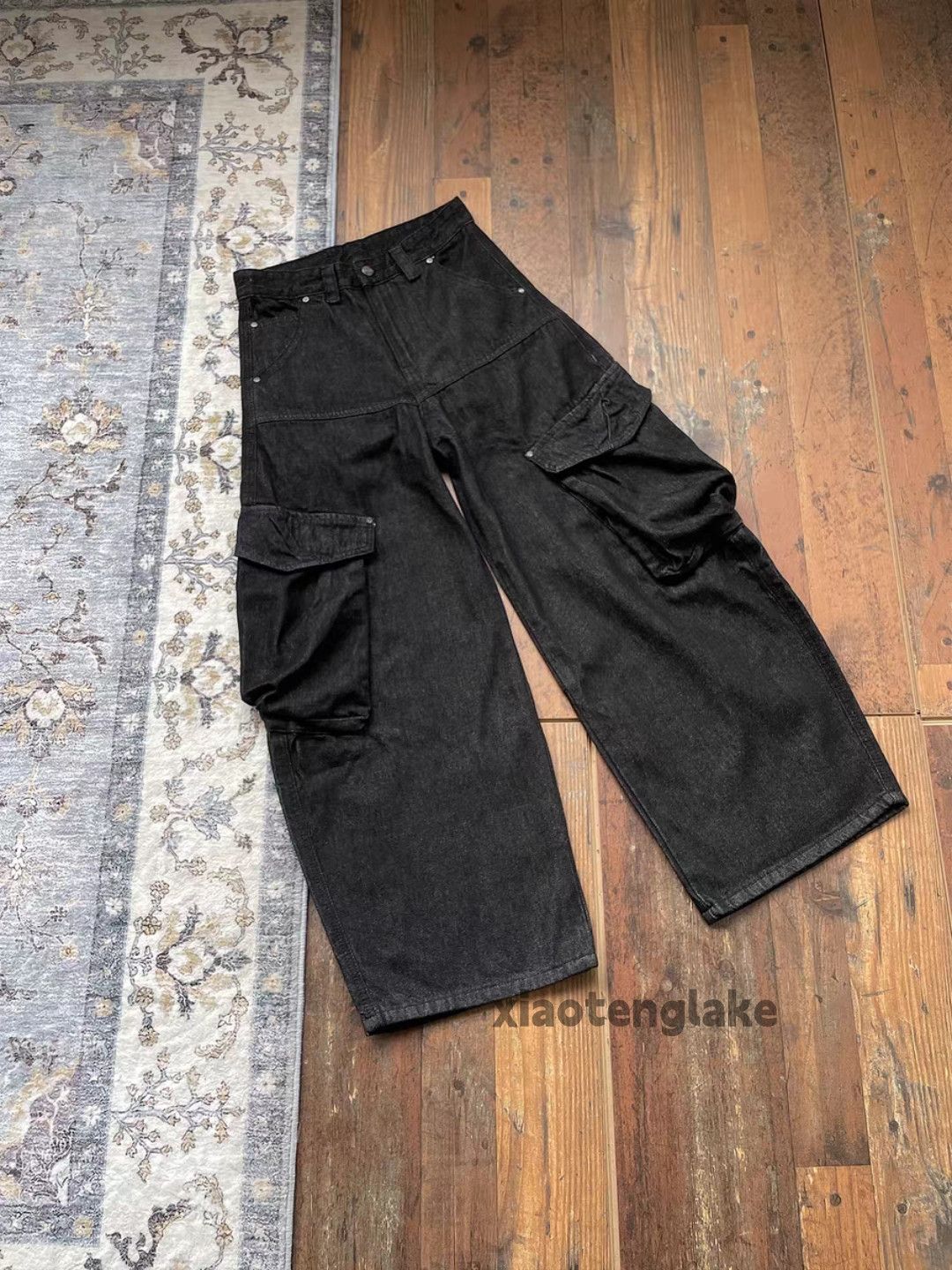 Jean xtl retro loose baggy skate hiphop military cargo jeans Size US 26 / EU 42 - 1 Thumbnail