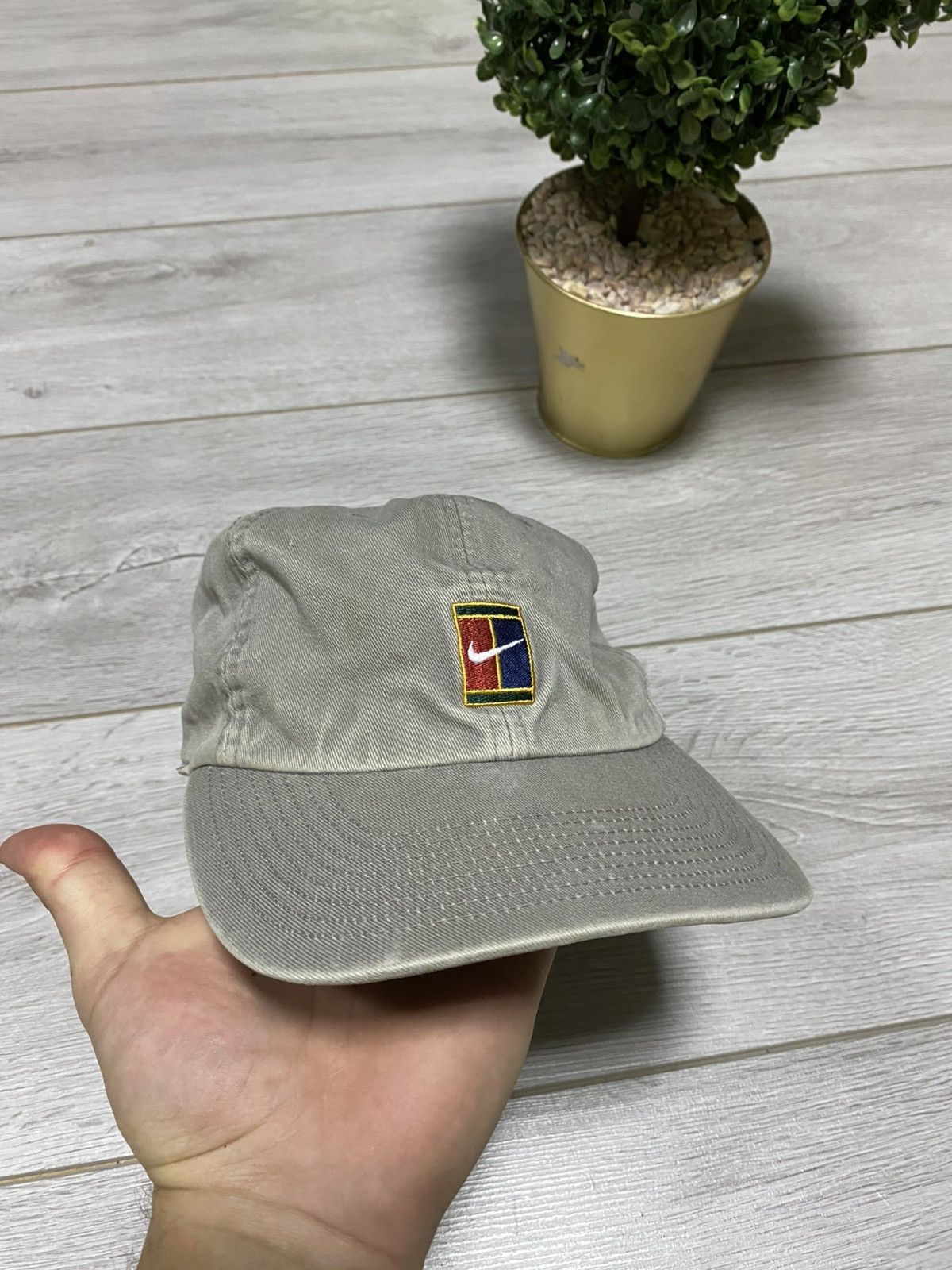 Nike Nike court tennis swoosh logo challenge vintage cap hat Size ONE SIZE - 3 Thumbnail