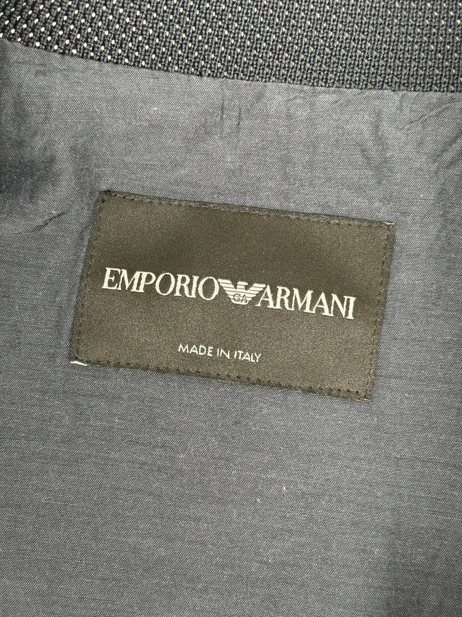 Emporio Armani SS2019 Emporio Armani Blue Wavy Light Abstract Jacket Size US M / EU 48-50 / 2 - 8 Thumbnail